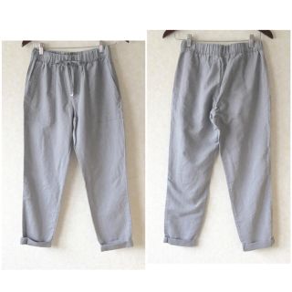 ザラ(ZARA)の新品♡MANGO *リネンコットンテーパードアンクルパンツ(カジュアルパンツ)