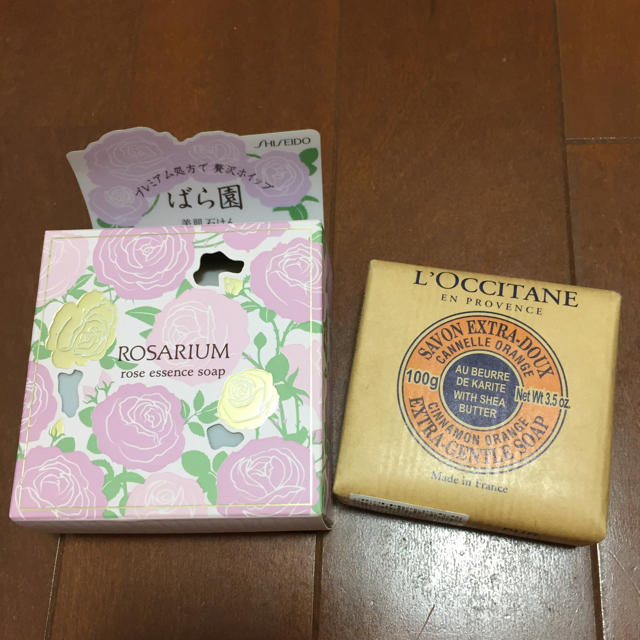 L'OCCITANE(ロクシタン)のロクシタン ばら園 ソープセット コスメ/美容のボディケア(ボディソープ/石鹸)の商品写真