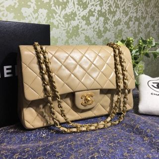 CHANEL - 極美品☆正規品・シャネル マトラッセ Wフラップ Wチェーン