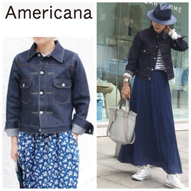 AMERICANA - １度着用★アメリカーナ セカンドタイプ デニムジャケット  Gジャン