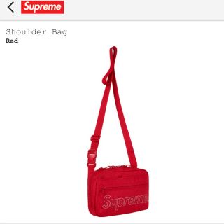 シュプリーム(Supreme)のSupreme シュプリーム 新品 ショルダーバッグ 赤(ショルダーバッグ)