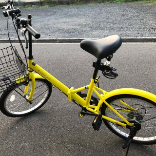 20インチ折り畳み自転車 美品 シマノ6段変速(自転車本体)