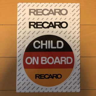 レカロ(RECARO)のレカロ RECARO 非売品 ステッカー 未使用(車外アクセサリ)