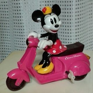 ミッキーマウス(ミッキーマウス)の東京ディズニーシー♪ミッキーマウスがバイクに乗る(ゼンマイ式)レトロ(キャラクターグッズ)