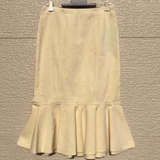 ラルフローレン(Ralph Lauren)の新品 ラルフローレン スカート クリーム イエロー 5(ひざ丈スカート)