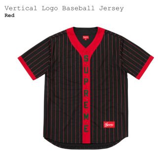 シュプリーム(Supreme)のSupreme Vertical Logo Baseball Jersey S(シャツ)