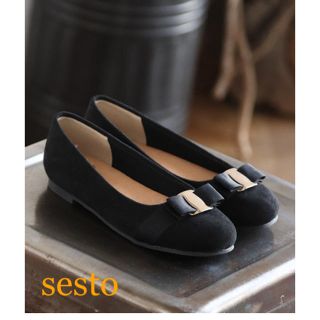 sesto セスト ラウンドトゥ バレエシューズ  パンプス(バレエシューズ)