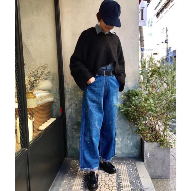 JOURNAL STANDARD(ジャーナルスタンダード)のchimala チマラ 10OZ CROPPED PAINTER PT レディースのパンツ(デニム/ジーンズ)の商品写真