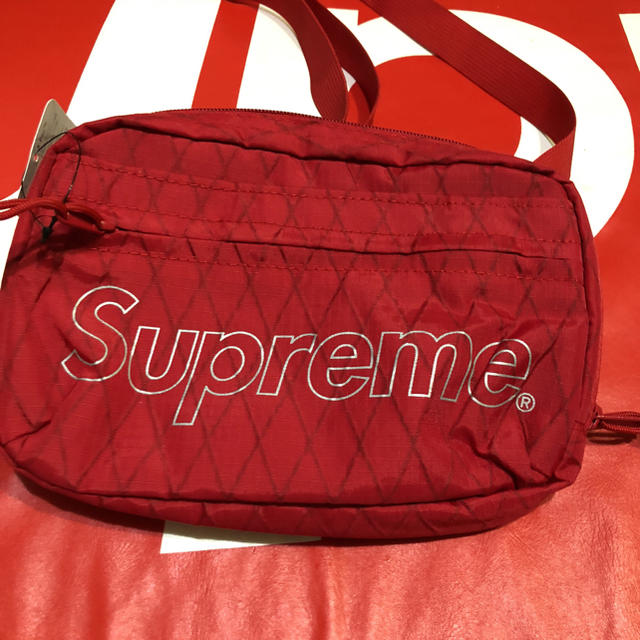 supreme ショルダーバッグ 赤