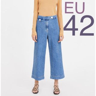 ザラ(ZARA)のZARA/クロップド丈ハイライズデニムパンツ(デニム/ジーンズ)