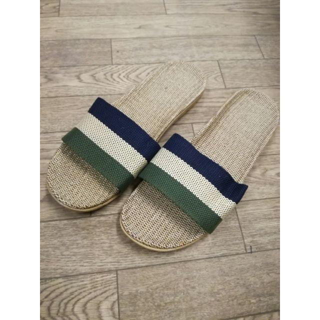 ジュートサンダル ヘンプ 26-27cm（42-43）gr/be/navy メンズの靴/シューズ(サンダル)の商品写真