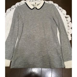 ジェイクルー(J.Crew)の【ほぼ新品】J Crewの襟付きインナー(カットソー(長袖/七分))