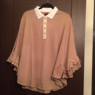 ダブルスタンダードクロージング(DOUBLE STANDARD CLOTHING)のダブスタ☆フリルポンチョ(シャツ/ブラウス(長袖/七分))