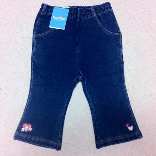 ファミリア(familiar)のファミリア 女の子デニム 新品100(その他)