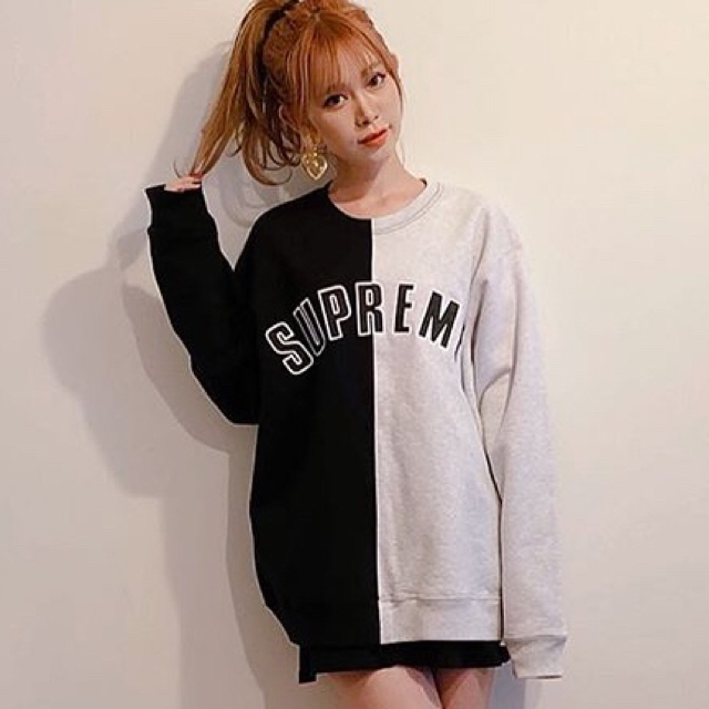 Supreme - 18FW Supreme Split Crewneck Sweatshirtの通販 by スープ ...