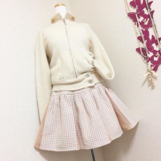 プロポーションボディドレッシング(PROPORTION BODY DRESSING)のエディットコロン♡淡ピンク女の子スカート♡ジルスチュアートやウィルセレクション (ミニスカート)