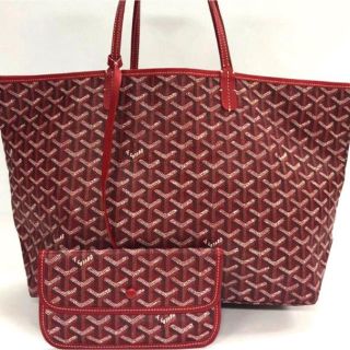 ゴヤール(GOYARD)のゴヤール サンルイPMレッド(トートバッグ)