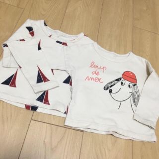 ボボチョース(bobo chose)のBOBO風ロンT 2枚セット(Tシャツ/カットソー)