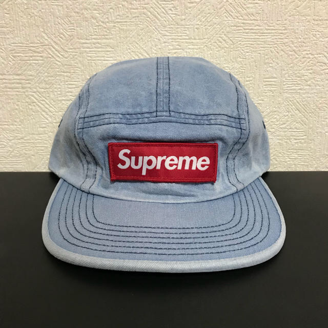Supreme 18FW Washed Chino Twill Camp Cap