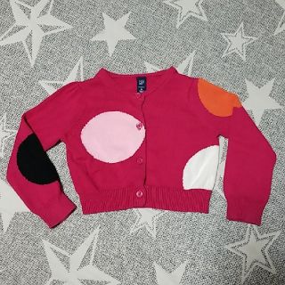 ギャップキッズ(GAP Kids)の【GAP】ピンクの水玉カーディガン(カーディガン)