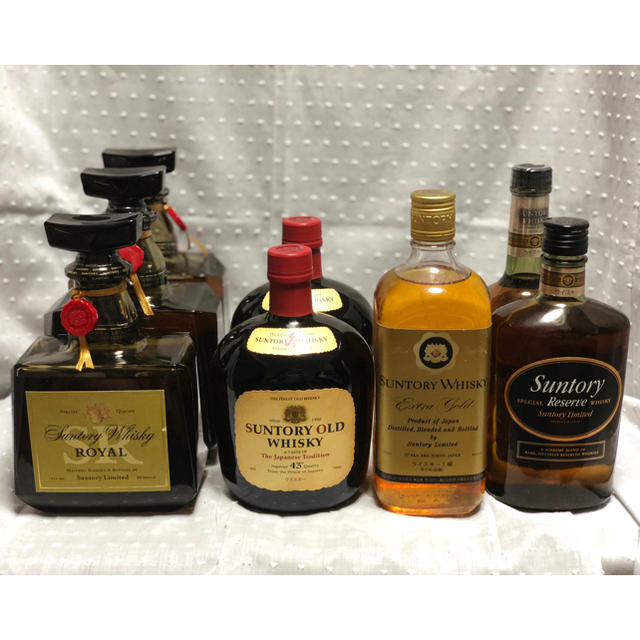 古酒・未開栓】サントリーウイスキー8本まとめ売り 古酒・未開栓】サントリーウイスキー8本まとめ売り