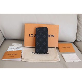 ルイヴィトン(LOUIS VUITTON)のルイ ヴィトン モノグラム エクリプス フォリオ スマホ カバー M62640(iPhoneケース)