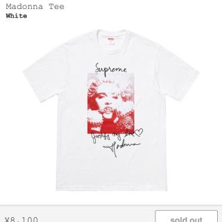 シュプリーム(Supreme)のsupreme シュプリーム マドンナ tシャツ L(Tシャツ/カットソー(半袖/袖なし))