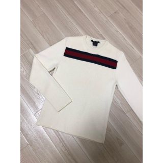 グッチ(Gucci)の【美品】GUCCI グッチ シルク混 ニットセーター 長袖 シェリーライン(ニット/セーター)