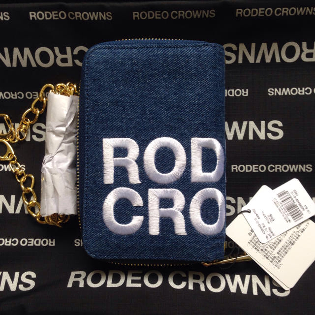 RODEO CROWNS(ロデオクラウンズ)の限定品 デニム モバイルケース スマホ/家電/カメラのスマホアクセサリー(モバイルケース/カバー)の商品写真