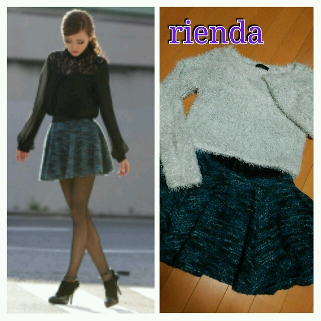 rienda(リエンダ)の試着のみ♡riendaスカートM レディースのスカート(ミニスカート)の商品写真