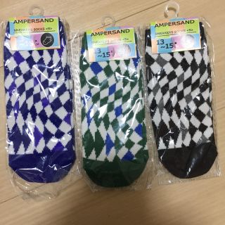 アンパサンド(ampersand)の新品 アンパサンド 靴下3足セット 13-15センチ(靴下/タイツ)