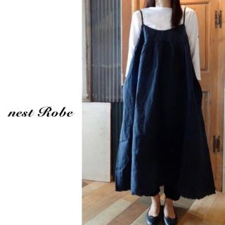 ネストローブ(nest Robe)のネストローブ（nest robe） リネン キャミワンピース(ロングワンピース/マキシワンピース)