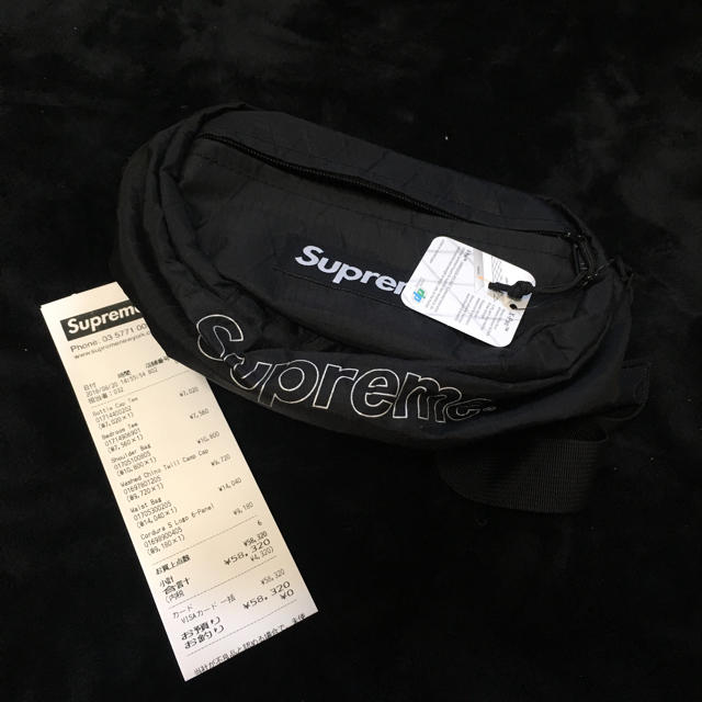 バッグ18fw supreme waist bag