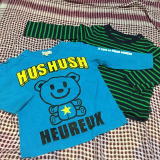 ハッシュアッシュ(HusHush)の【ym92様専用】2点セット☆長袖☆男の子☆ロンT☆80(Ｔシャツ)