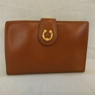 グッチ(Gucci)のGUCCI オールドグッチ オールレザー がま口 二つ折り財布(財布)