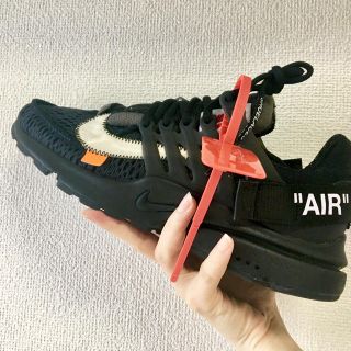 ナイキ(NIKE)のair jordan presto off white AA3830002(スニーカー)