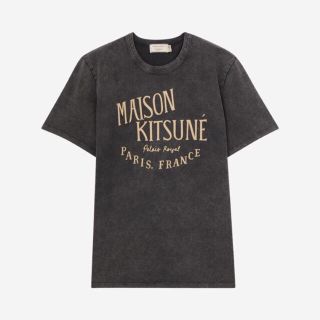 メゾンキツネ(MAISON KITSUNE')の値下げS【新品】メゾンキツネ メンズ 半袖Tシャツ グレー(Tシャツ/カットソー(半袖/袖なし))