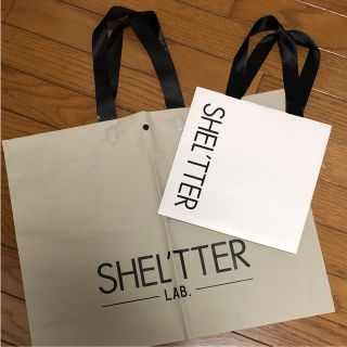 シェルターオリジナル(Shel'tter ORIGINAL)のシェルター ショッパー 2枚(ショップ袋)