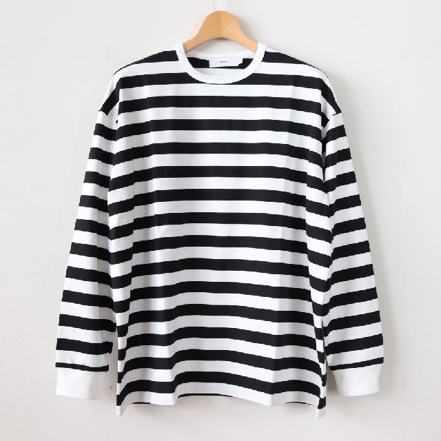 新品 Graphpaper Original Border L/S Tee 1Tシャツ/カットソー(七分/長袖)