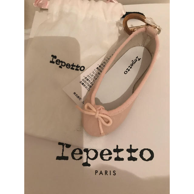 人気♪repetto バレエシューズ サンドリヨン キーホルダー ピンク