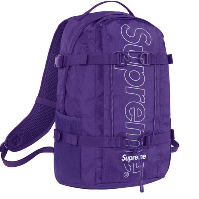 送込! 18aw Supreme Shoulder Bag purple 紫メンズ