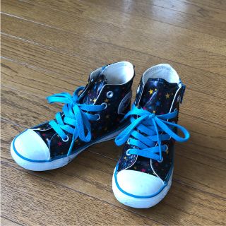 コンバース(CONVERSE)のマダムボッチ様専用♡コンバース[18㎝]星柄ハイカットスニーカー(スニーカー)