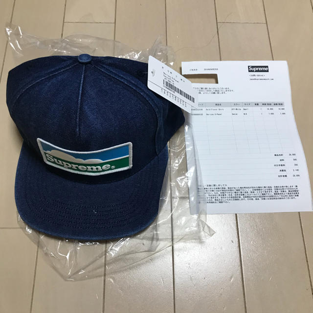 Supreme - supreme horizon 5-panel cap denim 送料込みの通販 by ヨウ ...