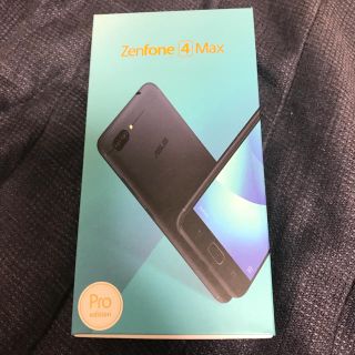 エイスース(ASUS)の新品 Zenfone4 Max Pro ネイビーブラック DSDS SIMフリー(スマートフォン本体)
