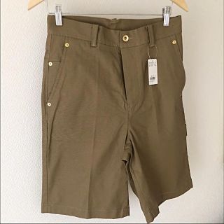 グローバルワーク(GLOBAL WORK)のハーフパンツ ワークショーツS 新品未使用(ワークパンツ/カーゴパンツ)