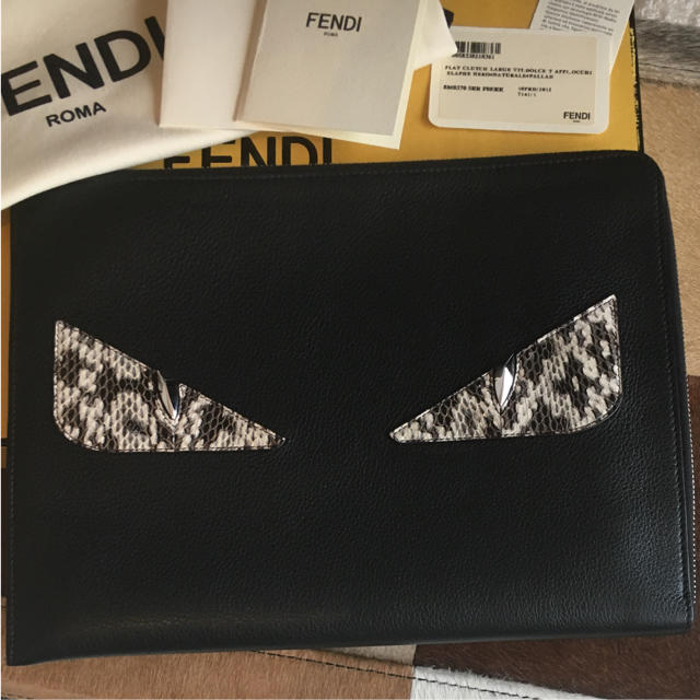 お値下げ フェンディ FENDI クラッチバッグ 新品未使用品-uwasnet.org