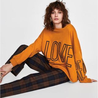 ザラ(ZARA)の新品☆ZARA ザラ スウェットシャツ(トレーナー/スウェット)