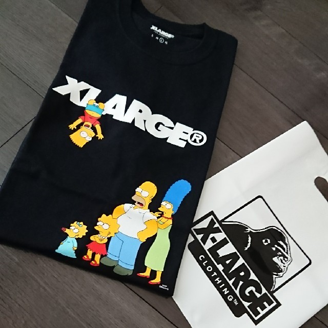 XLARGE(エクストララージ)の希少★エクストララージ シンプソンズ コラボ tee★新品未使用 L メンズのトップス(Tシャツ/カットソー(半袖/袖なし))の商品写真