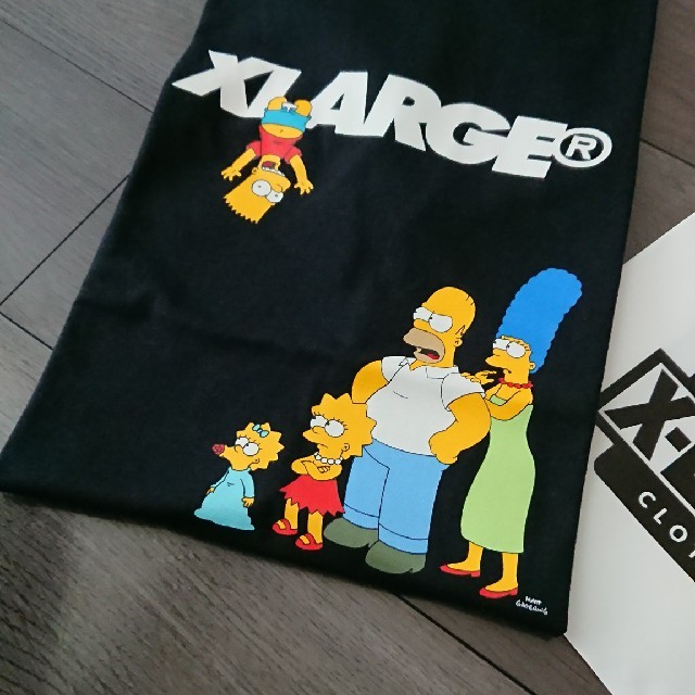 XLARGE(エクストララージ)の希少★エクストララージ シンプソンズ コラボ tee★新品未使用 L メンズのトップス(Tシャツ/カットソー(半袖/袖なし))の商品写真