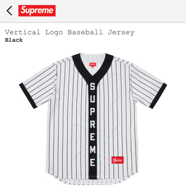 supreme baseball jersay sizeM シュプリーム